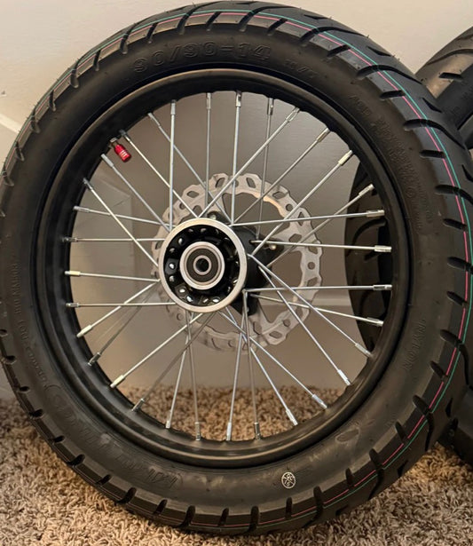 Upgraded 14in Front wheel kit for tuttio Soleil01/yozma in10