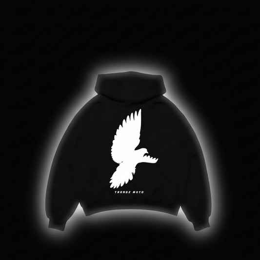 Trendz Moto Hoodie - Black -  Dove Design